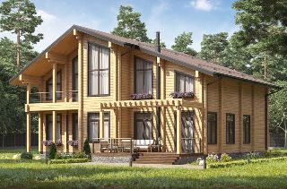 Строительство домов из клееного бруса под ключ в Екатеринбурге